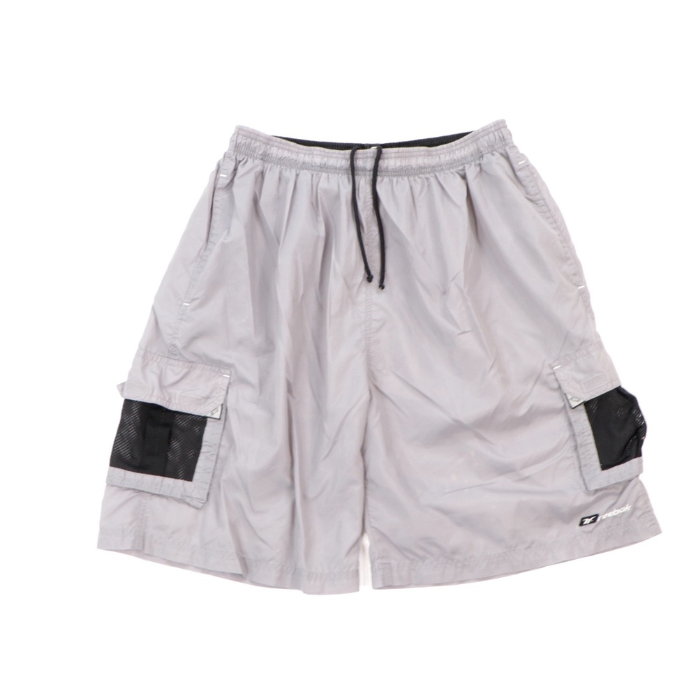 Vintage 90s Reebok Nylon Mesh Pocket Cargo Shorts